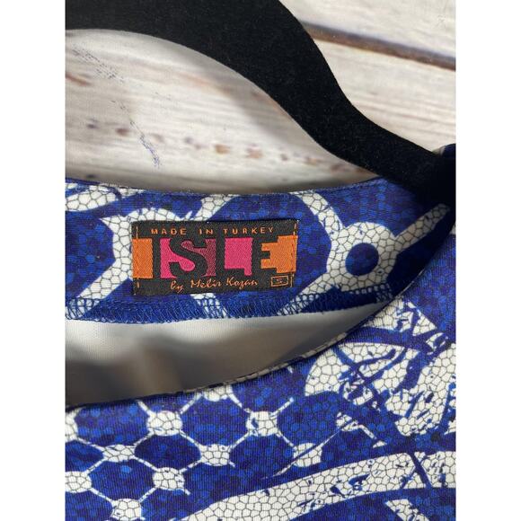 Isle By Melis Kozan Dress Women's Small Sleeveless Sheath Baroque Print - Picture 4 of 7